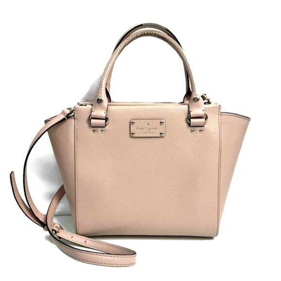 Kate Spade Pink Wellesley Camryn Crossbody Bag Satchel Purse - Picture 1 of 14